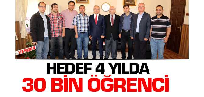 Rektör Karacabey, Hedef 4 Yılda 30 Bin Öğrenci