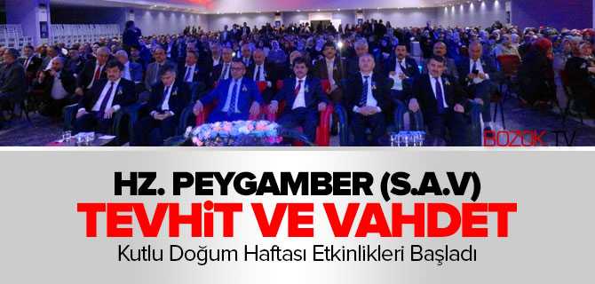 Kutlu Doğum Etkinlikleri Konferansla Başladı