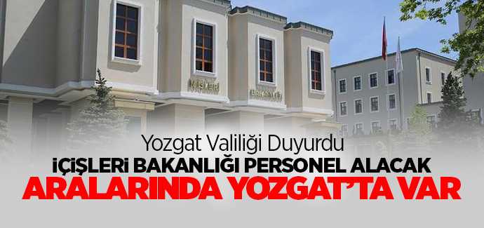 İçişleri Bakanlığı 1772 sözleşmeli personel alacak