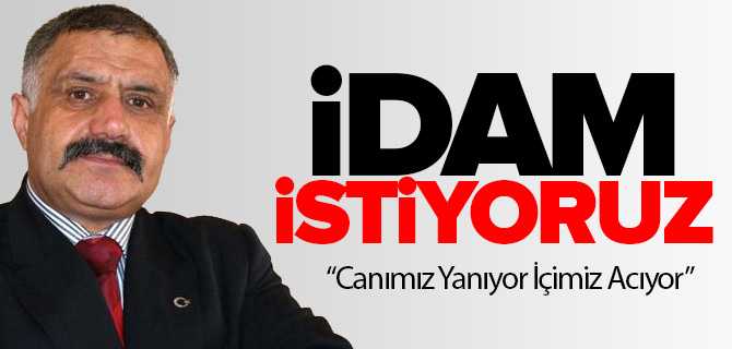 Türk Eğitim Sen Yozgat Temsilcisi Bayrak, "İdam İstiyoruz"