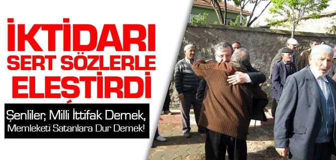 Şenliler İktidarı Sert Sözlerle Eleştirdi