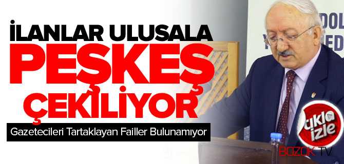 Kiracı, İlanlar Ulusal Basına Peşkeş Çekiliyor