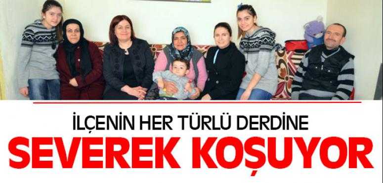 Çekerek Kaymakamı Cuma Emeç'in Eşi Ayşe Emeç İlçenin Her Türlü Derdine Koşuyor