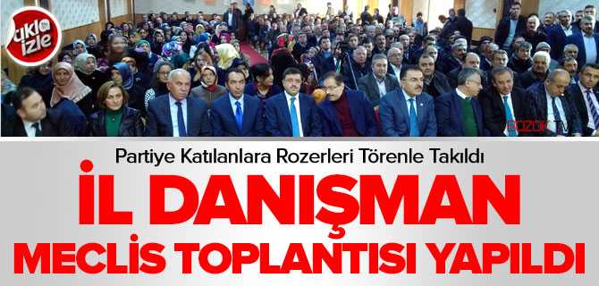 Ak Parti Aralık Ayı İl Danışman Meclis Toplantısı Yapıldı