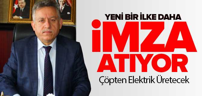 Belediye Çöpten Elektrik Üretecek