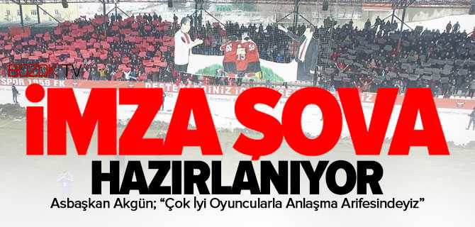 Yozgatspor İmza Şova Hazırlanıyor