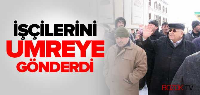 Hayırsever İş Adamı Şahin 106 Çalışanını Umreye Gönderdi