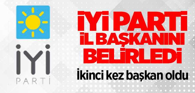 İYİ Parti Yozgat'ta yeniden İl Başkanı olarak Metin Özışık dedi