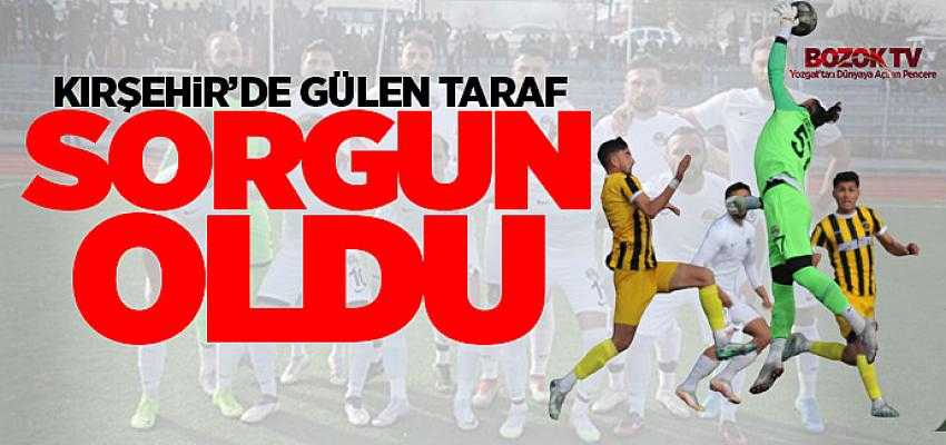 Sorgun Belediyespor Mucur Yabanlıspor'u mağlup etti
