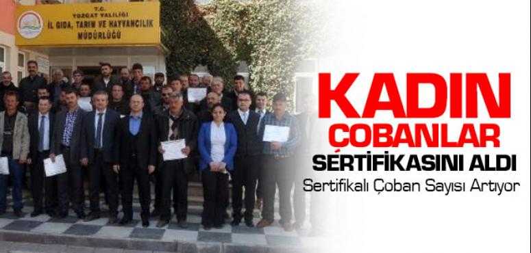 Çobanlar Sertifikalarını Aldı