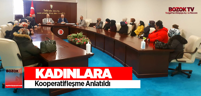 Kadınlara yönelik kooperatifleşme ve süreçleri hakkında bilgilendirme programı düzenlendi