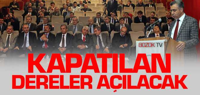 Kapatılan Dereler Açılacak