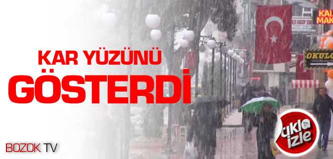 Kar Yüzünü Gösterdi