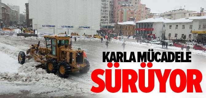 Karla Mücadele Sürüyor