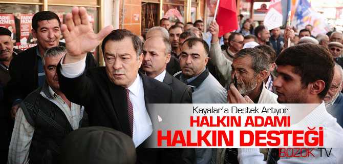 Kayalar'a Destek Artıyor