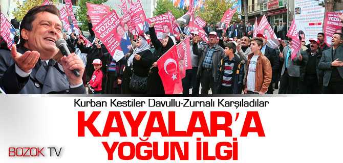 Kayalar'a Davullu-Zurnalı Karşılama