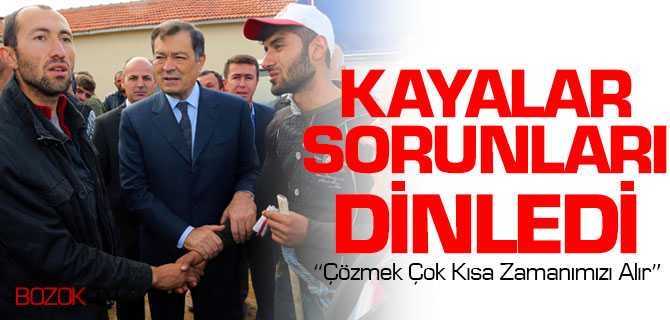 Bağımsız Aday Kayalar, Besicilerin Sorunlarını Dinledi