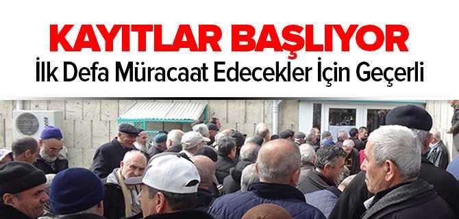 Hac Kayıtları Başlıyor