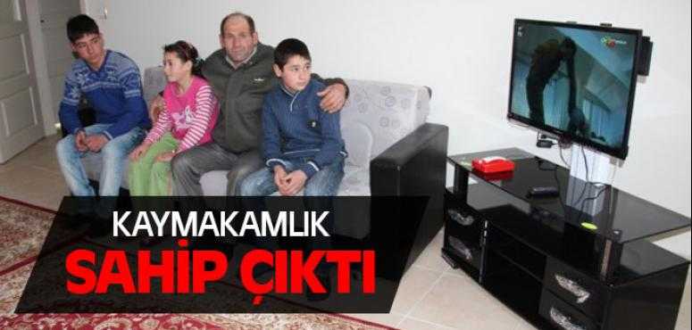 Üç Çocuğuyla Kalan Babaya Kaymakamlık Sahip Çıktı