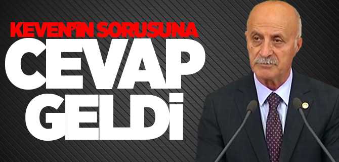 CHP Yozgat Milletvekili Ali Keven'in Sorusuna DSİ 12'nci Bölge Müdürlüğünden Cevap Geldi