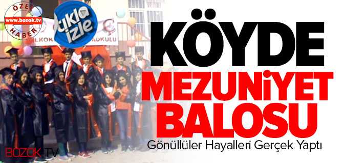 Köyde Mezuniyet Balosu