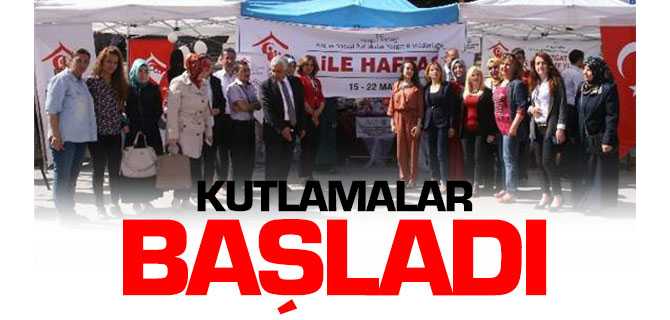 Yozgat'ta Aile Haftası Kutlamaları Başladı