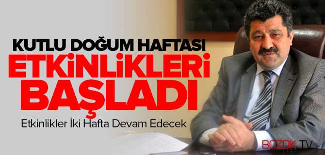 Kutlu Doğum Haftası Etkinlikleri Başladı