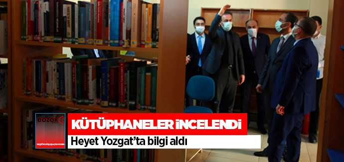 Kütüphaneler ve Yayımlar Genel Müdürü Ali Odabaş Yozgat'ta incelemelerde bulundu