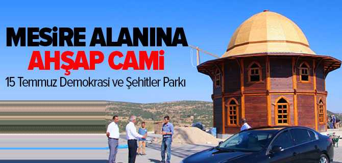 Mesire Alanına Ahşap Cami