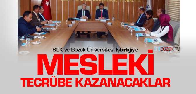 Mesleki Tecrübe Kazanacaklar