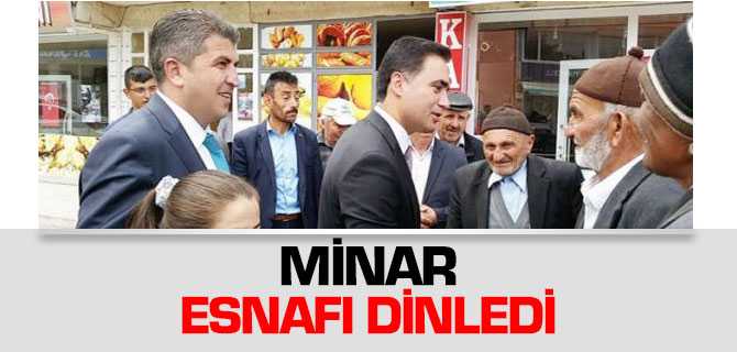 AK Parti Adayı Minar, Esnafı Dinledi
