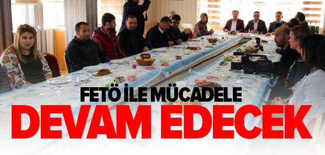 Ak Parti İl Başkan Lekesiz, FETÖ İle Mücadele Devam Edecek