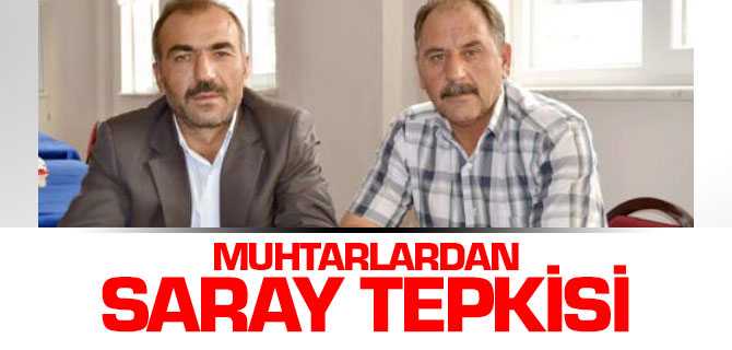 Yozgat'ta Muhtarlardan Saray Tepkisi