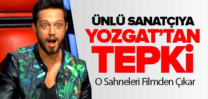Ünlü Sanatçıya Yozgat'tan Tepki Geldi