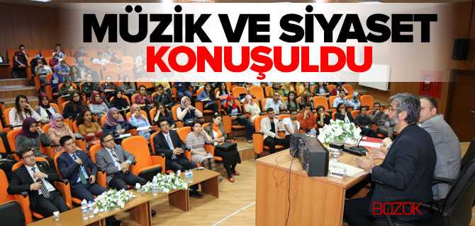 Müzik ve Siyaset Konuşuldu