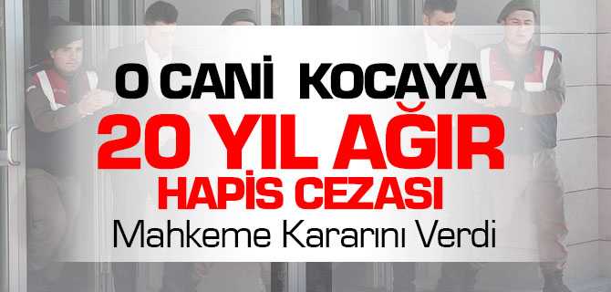 Eşini Av Tüfeğiyle Vuran Kocaya 20 Yıl Hapis Cezası Verildi