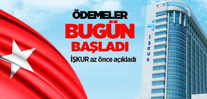 Nakdi ücret desteği ödemeleri bugün başladı
