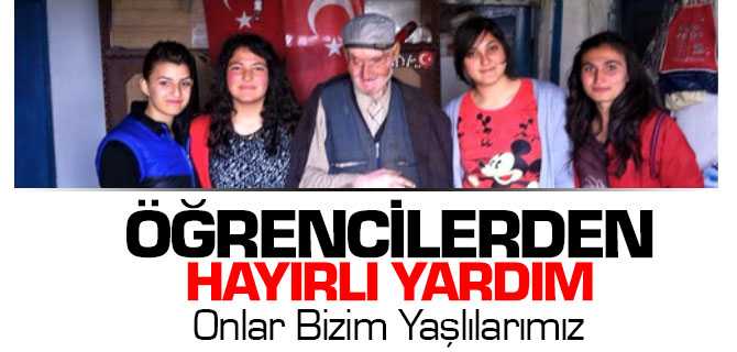 Öğrenciler Yaşlıların İhtiyaçlarını Karşlıyor