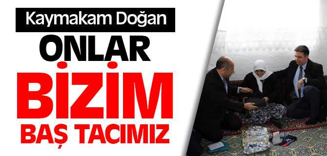 Kaymakam Doğan İlçede Bulunan Yaşlıları Ziyaret Etti