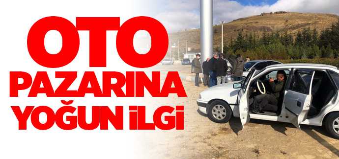 Altınsoy Oto pazarına yoğun ilgi