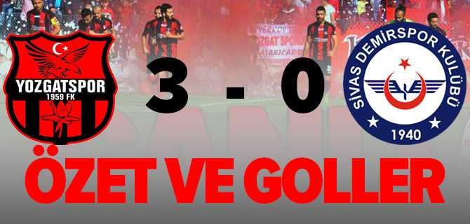 Yozgatspr Demirspor'u 3-0'la geçti İşte Özeti