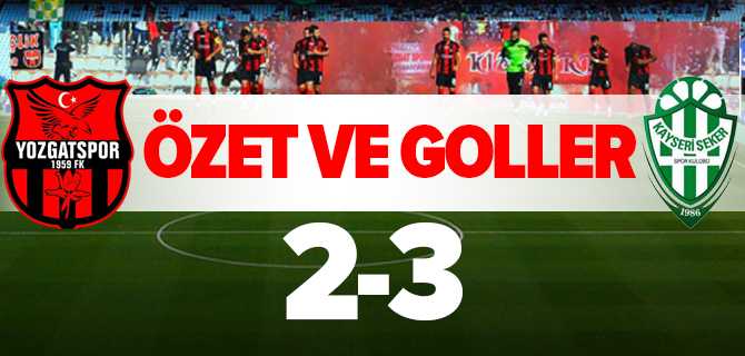 Yozgatspor Kayseri Şekerspor Karşılaşmasının Golleri