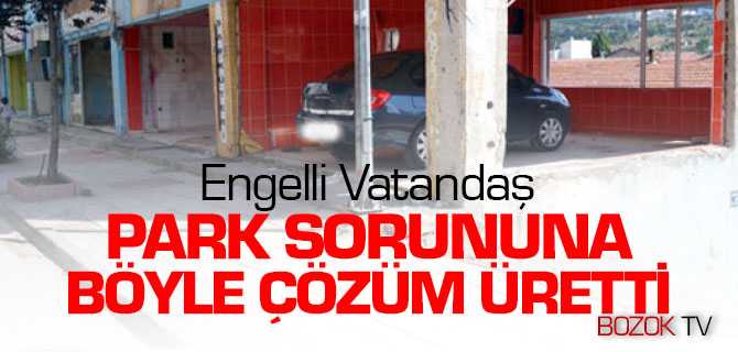 Engelli Vatandaş Park Sorununa Böyle Çözüm Üretti
