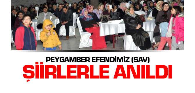 Peygamber Efendimiz (sav) Şiirlerle Anıldı