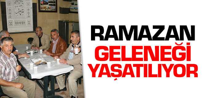 Yozgat'ta Ramazan Geleneği Yaşatılıyor