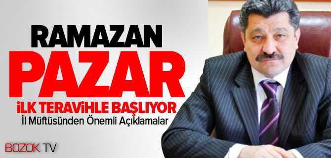 Ramazan Pazar Günü İlk Teravihle Başlıyor