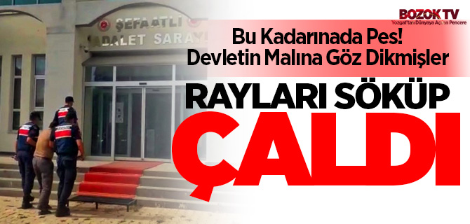 Ray hırsızlarına suç üstü