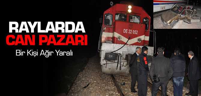 Yerköy'de Otomobil Tren'in Altında Kaldı