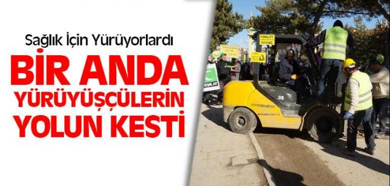 Saalık İçin Yürüyorlardı Bir Anda Yolları Kesildi