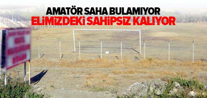 Sahipsiz Kalan Kamil Kılıçarslan Stadı Harabeye Döndü